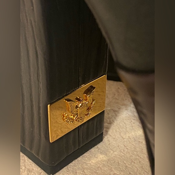 Authentic NIB CHANEL Knee High Tall Heeled Logo Boots 37 - Picture 8 of 15